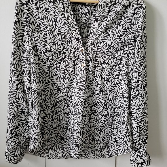 Ivanka Trump black and white blouse - Picture 2 of 6